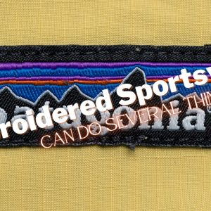 Embroidered Sportswear Can Do Several Things